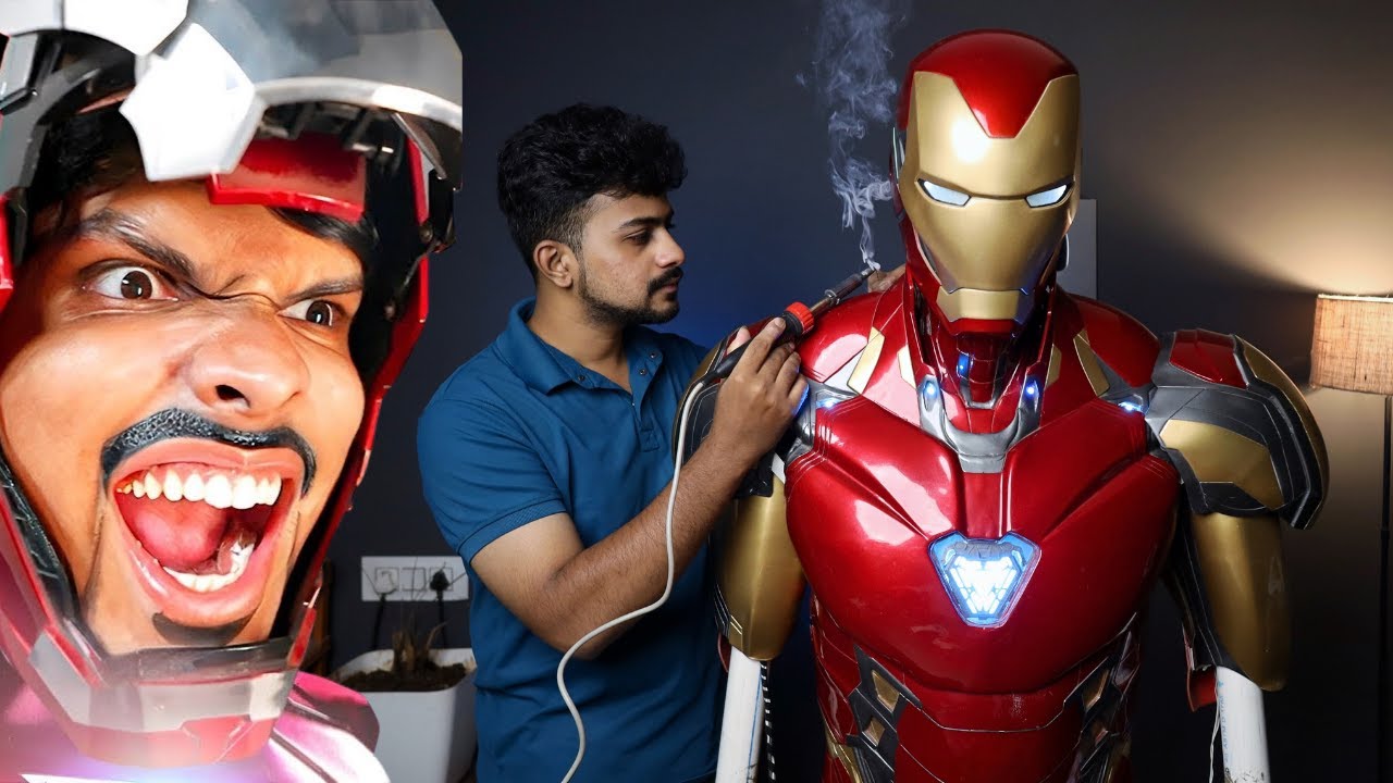 Building a voice-controlled Iron Man helmet with 3D printing & Jarvis ...