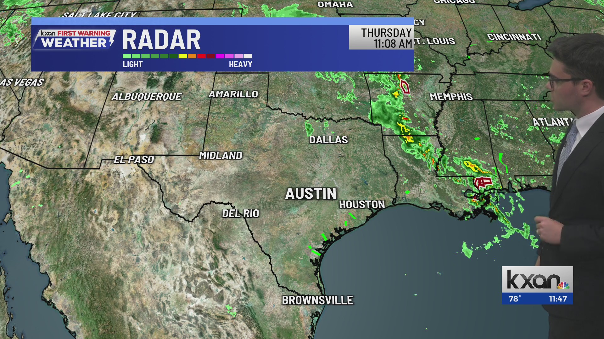 Warm & dry for now, rain chances return next week | KXAN weather ...