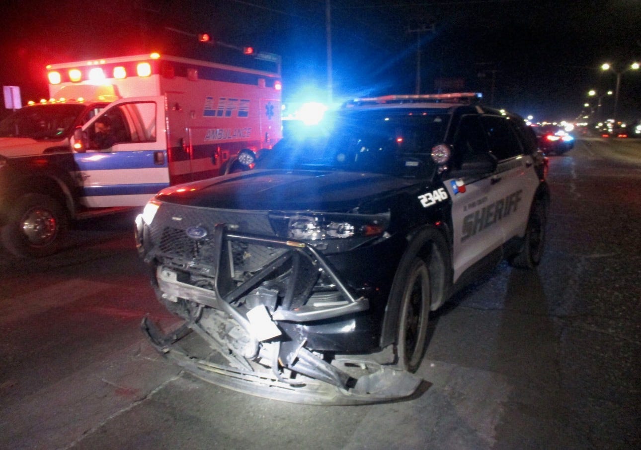 Alleged El Paso drunken driver crashes into sheriff's patrol vehicle