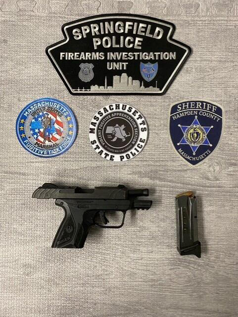 Loaded gun seized, man arrested during suspect search in Springfield