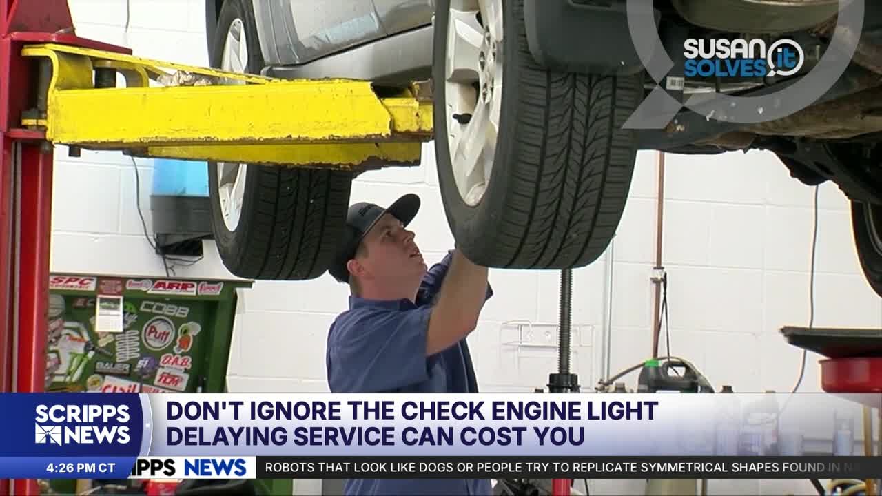Don't ignore the check engine light; delaying service could cost you