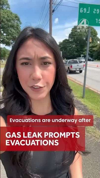 Natural gas leak prompts evacuations in Spartanburg County