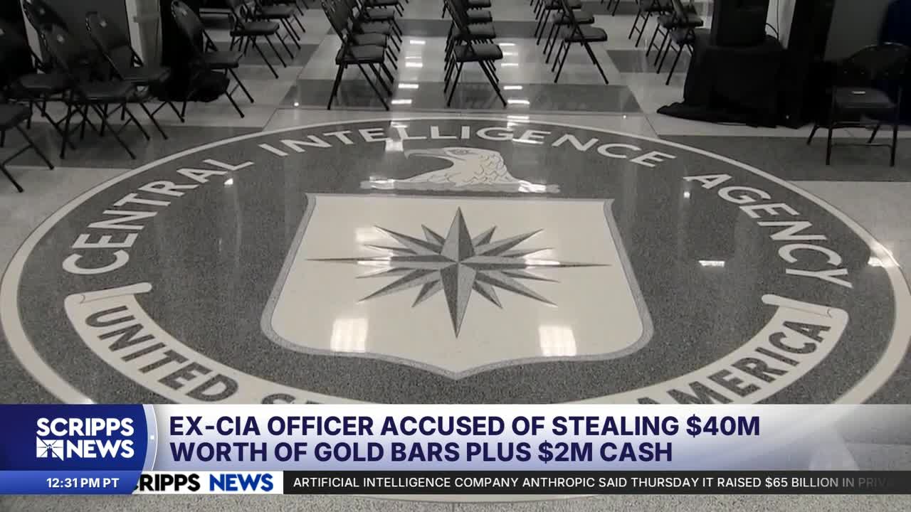 Ex-CIA official charged with stealing millions of dollars in gold bars ...