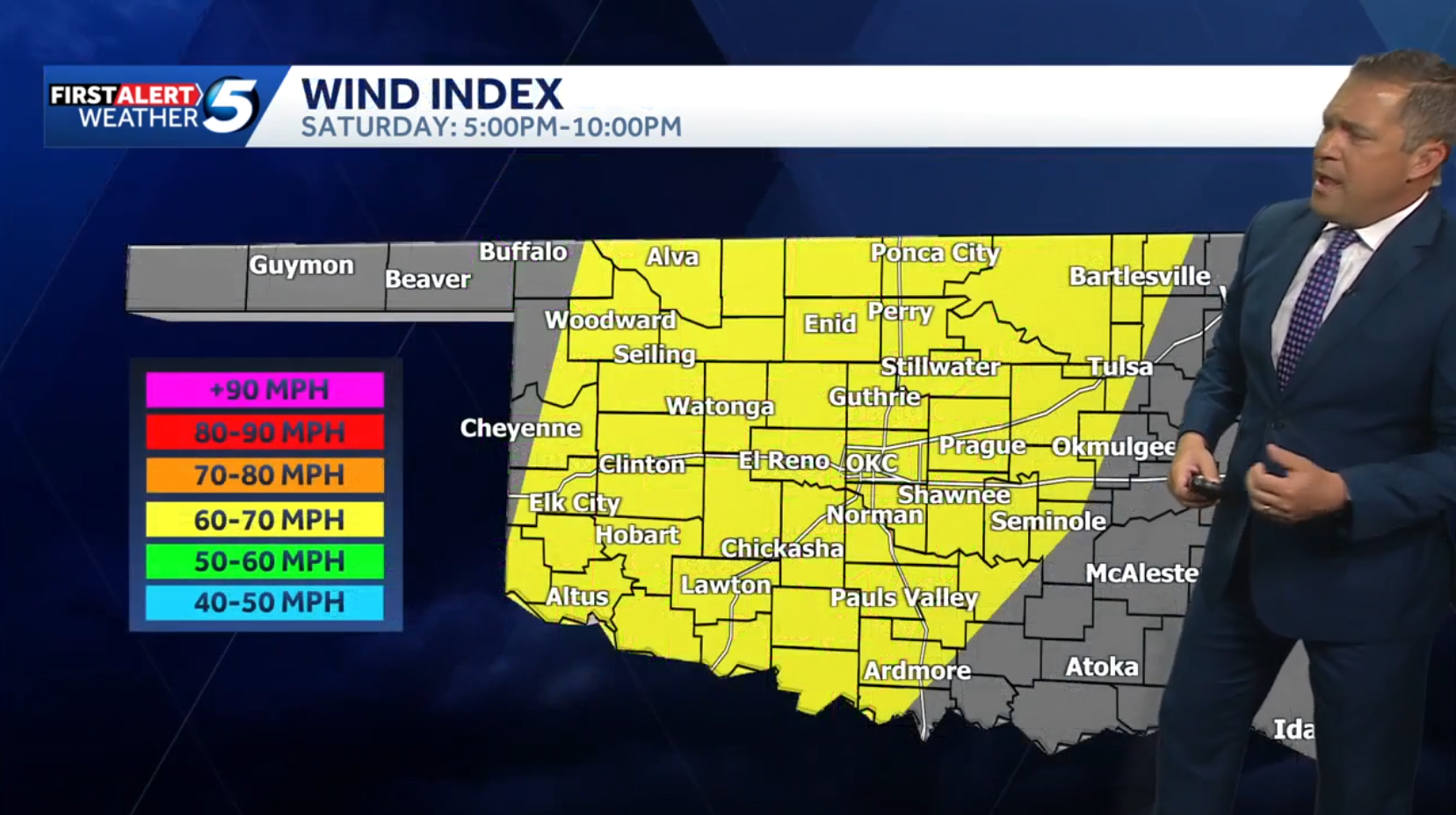 Timeline: Severe weather risk in Oklahoma this weekend with potential ...