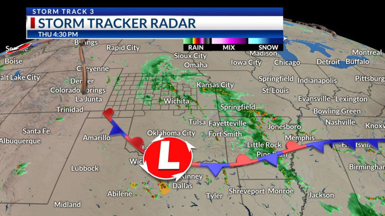 Storm Track 3 forecast: Scattered rain Thursday, stronger storms Friday