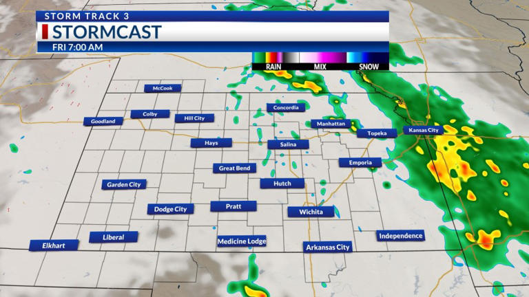 Storm Track 3 forecast: Scattered rain Thursday, stronger storms Friday