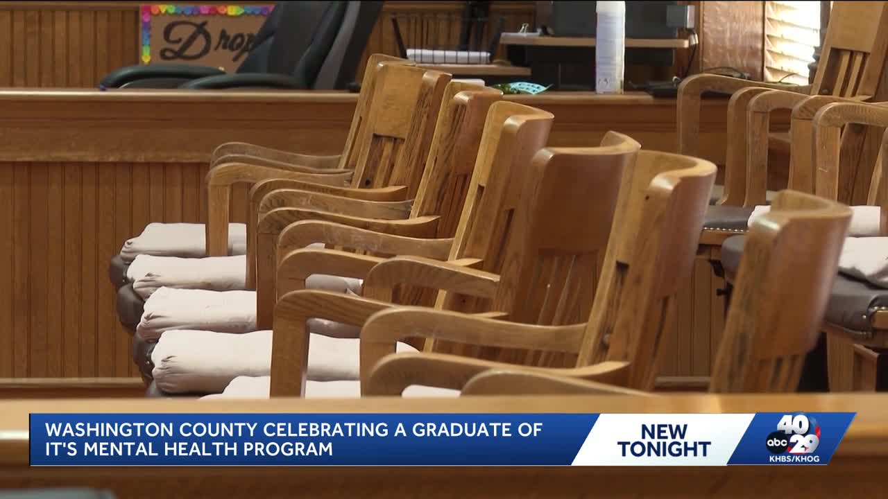 Washington County celebrates first mental health program graduate