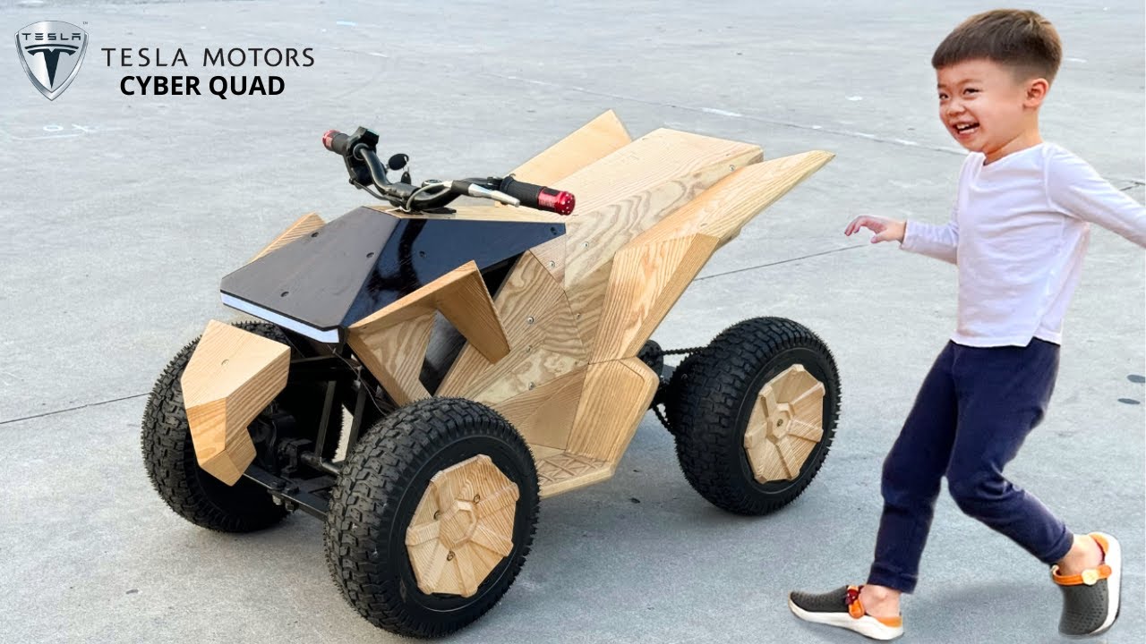 Building a wooden electric ATV: Step-by-step DIY quad bike project!