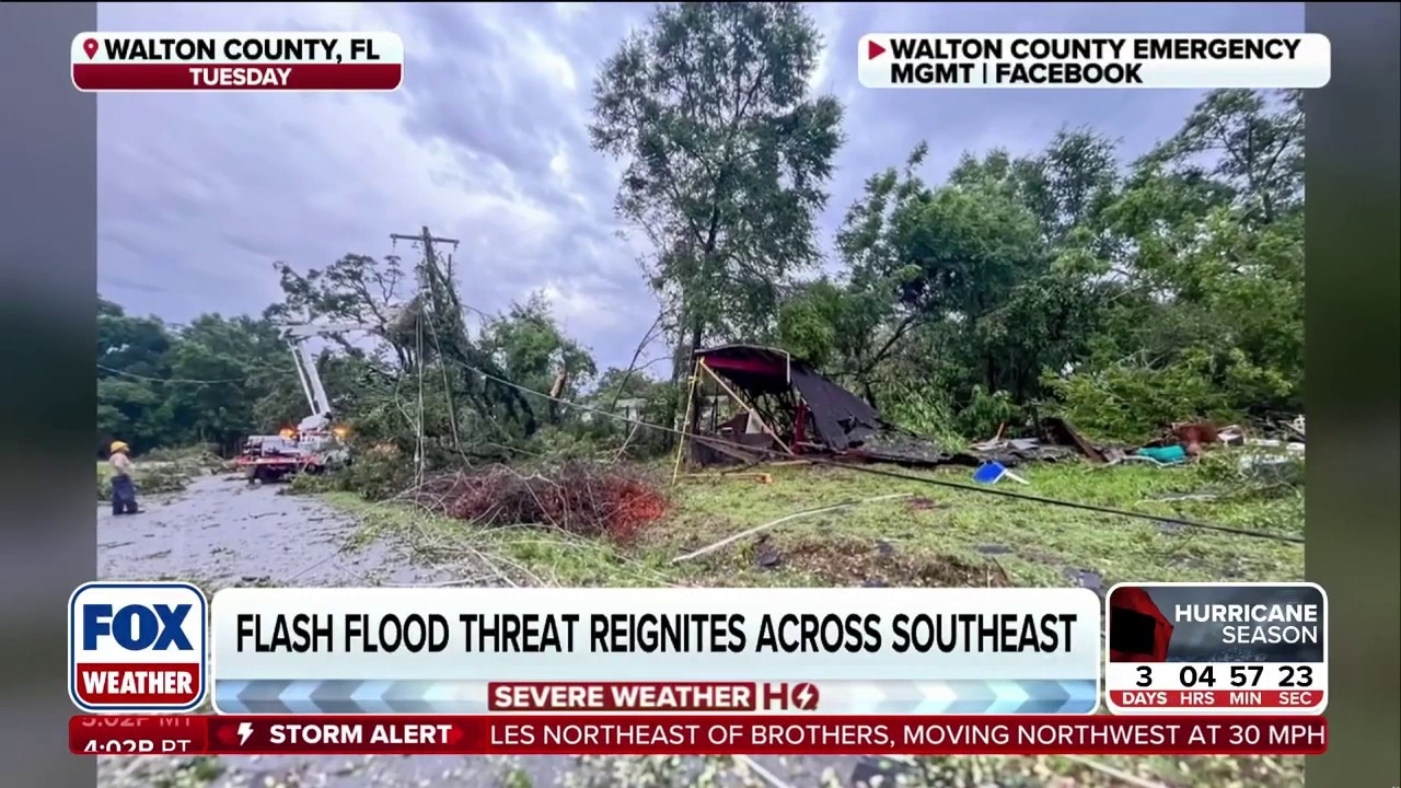 Florida faces days of heavy rain with flash flood risk