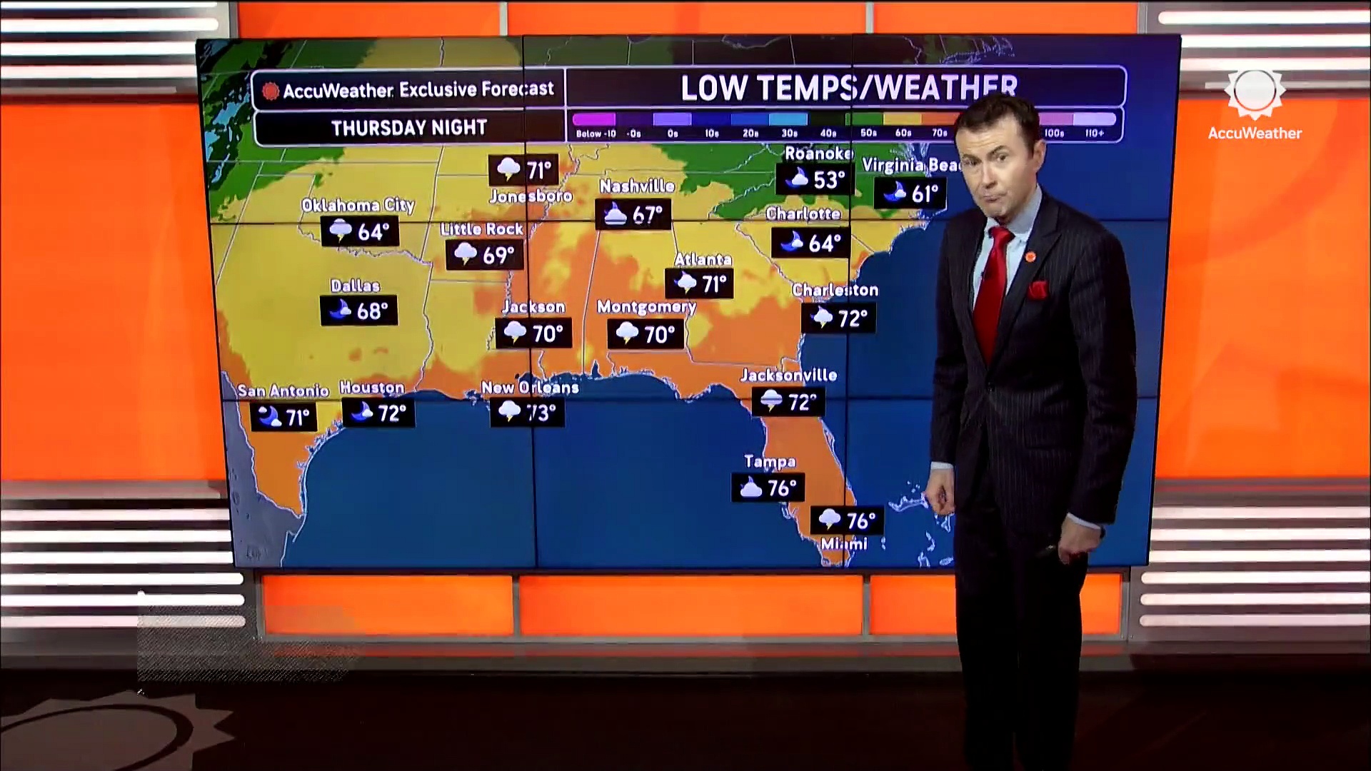 Daily storms soak the Southeast