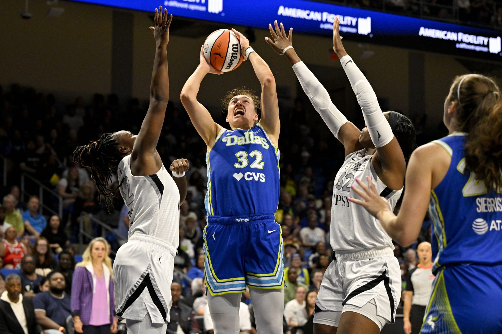 Shepard triple-double sinks Aces in 95-87 loss at Dallas