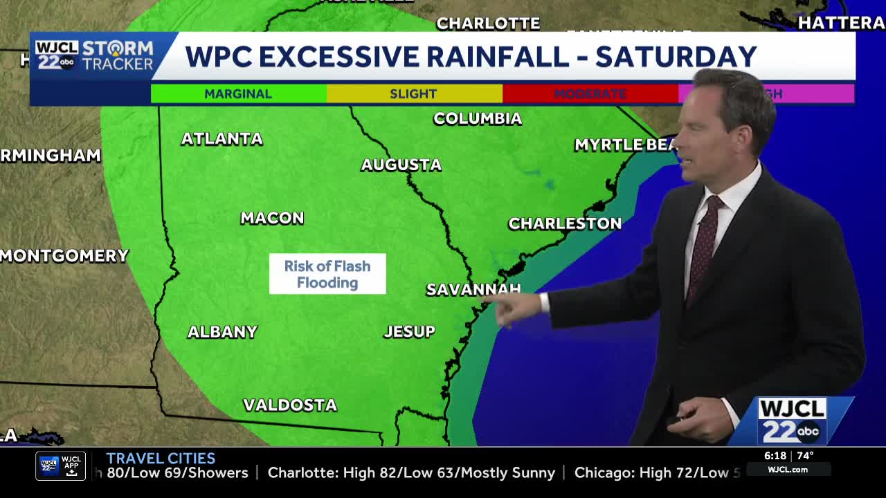 Thunderstorms may rumble into this weekend, the timing for SE Georgia ...