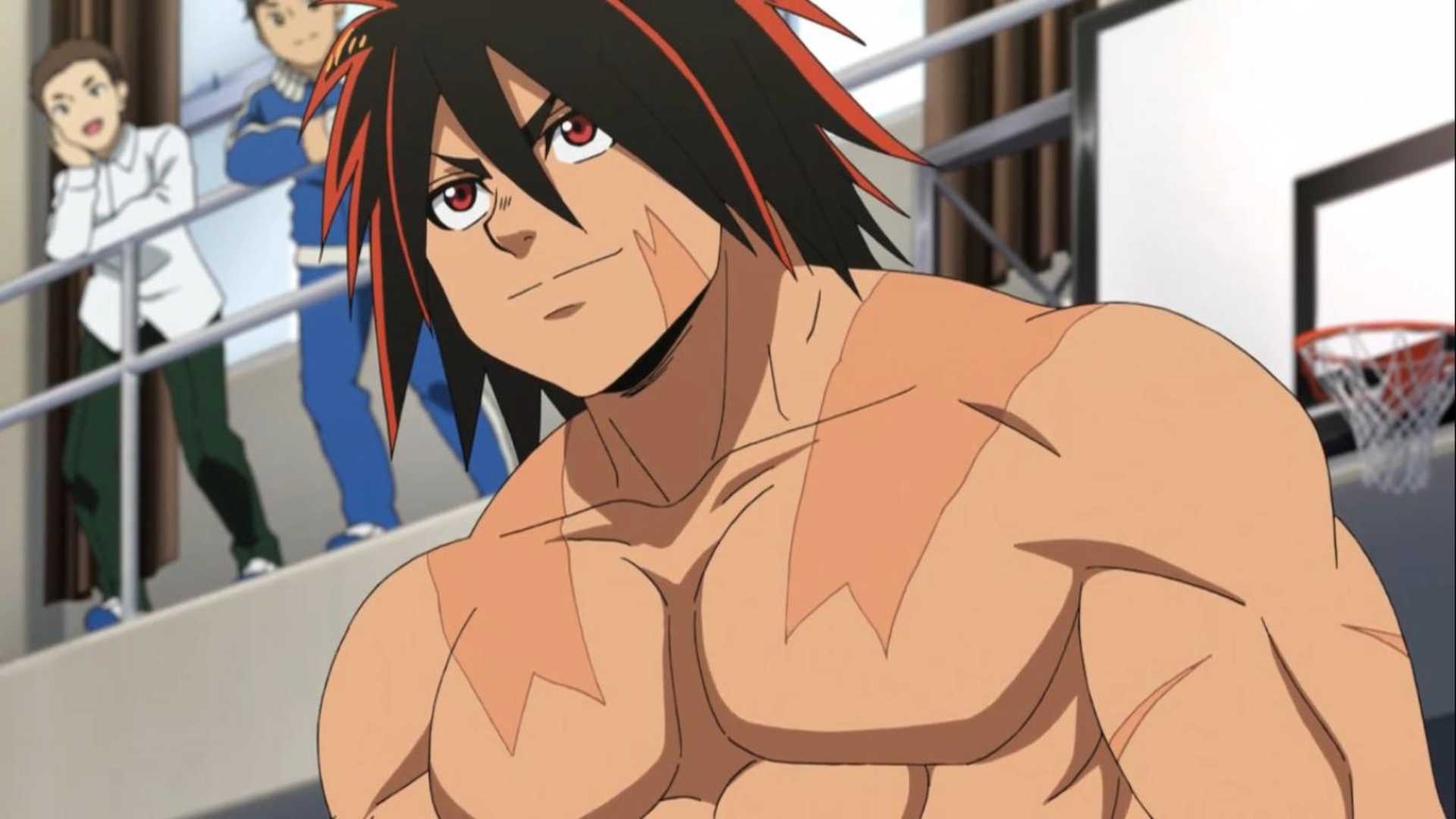 Hinomaru Ushio in Hinomaru Sumo anime