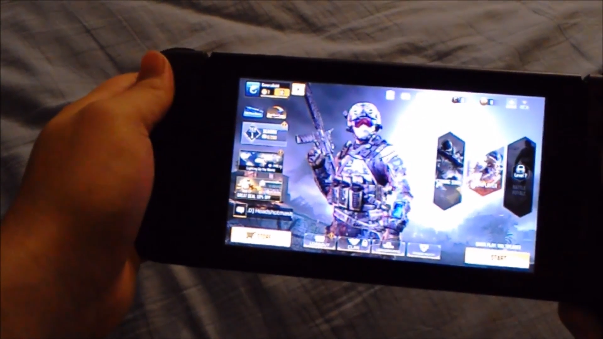 Playing Call of Duty Mobile on Nintendo Switch