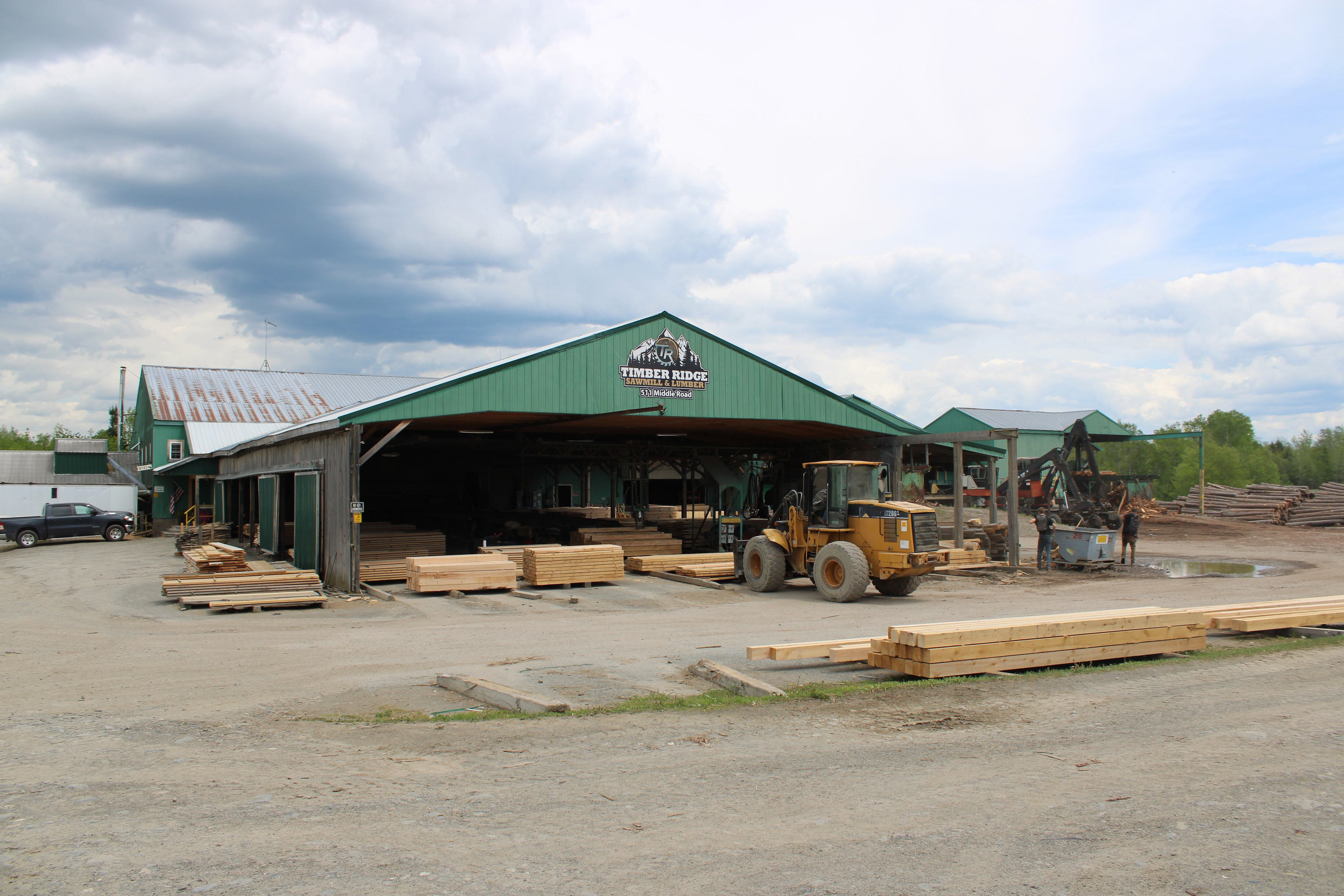 Bradford and Charleston fire departments tour lumber mill in Bradford