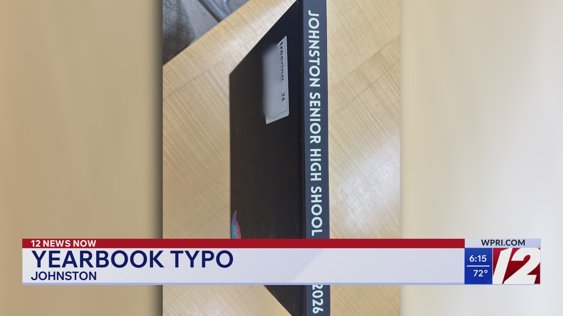 Johnston Senior High Shool: Misspelling printed on 2026 yearbooks