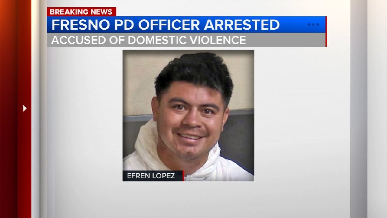 Fresno police officer arrested on domestic violence charges, deputies say