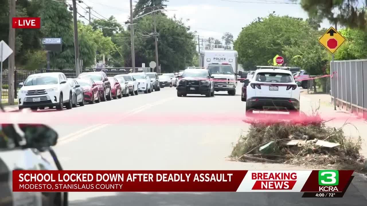 Modesto police investigate deadly assault, nearby elementary school on ...