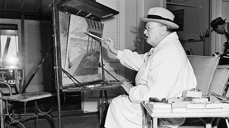 churchill-on-canvas-london-exhibition-for-rarely-seen-paintings-by