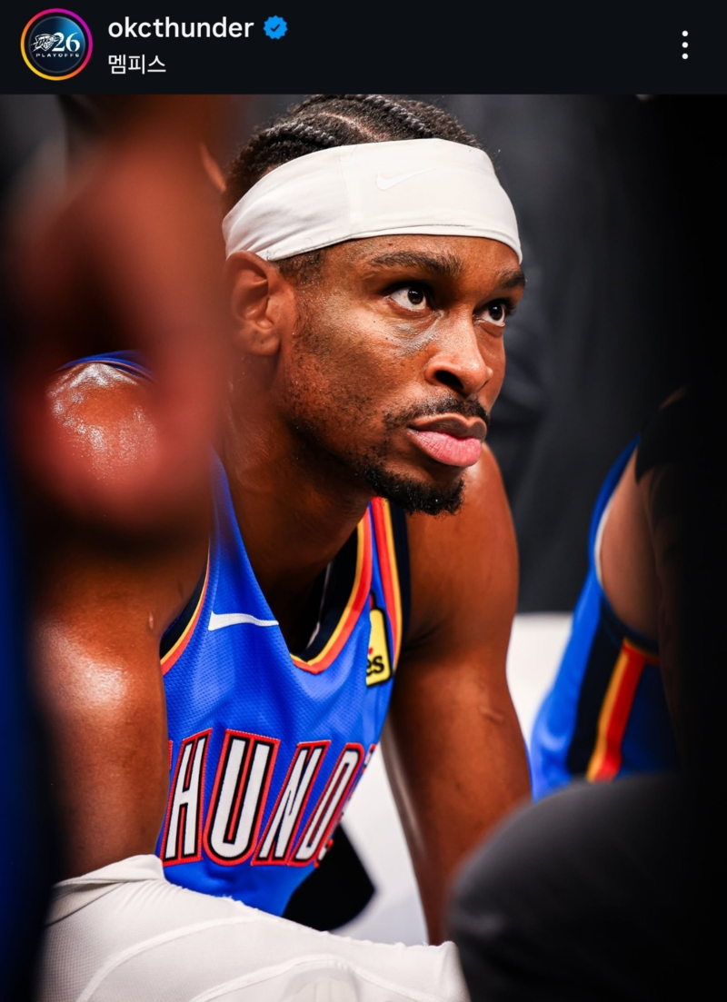 [NBA PO] 급격히 무너진 오클라호마시티, 그 앞에서 무력했던 SGA