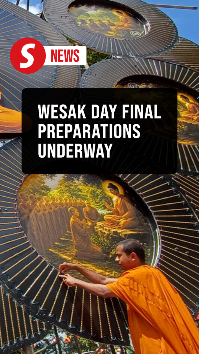 Final Wesak Day preparations underway in Brickfields