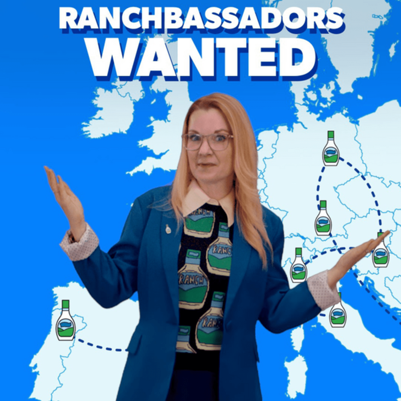 The hottest job this summer is European ambassador for ranch dressing