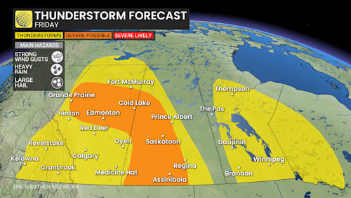 Prairies brace for severe storms before soaking rain threat ramps up