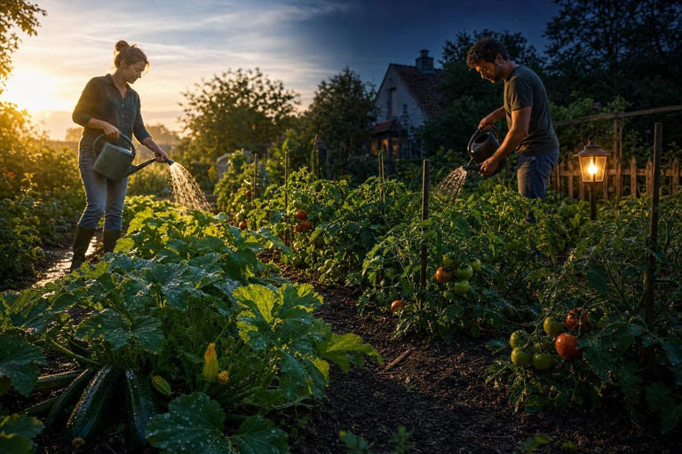 Tomates, courgettes, salades : voici la meilleure heure pour arroser ...