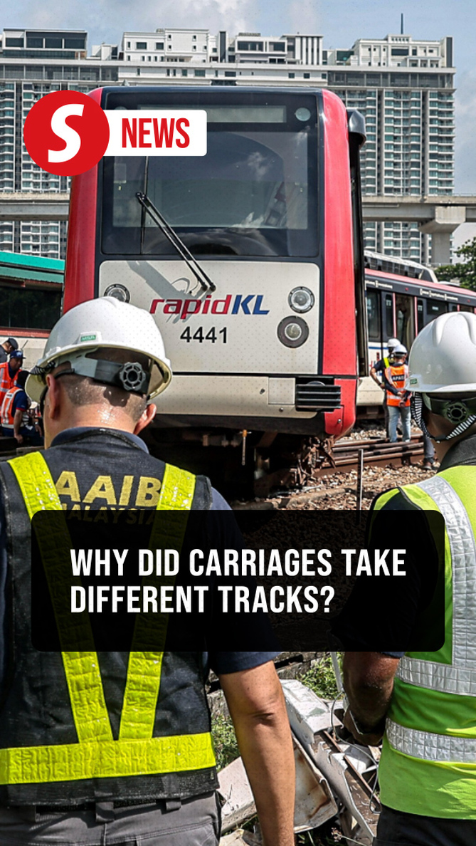 LRT derailment: Initial probe points to possible issue with track ...