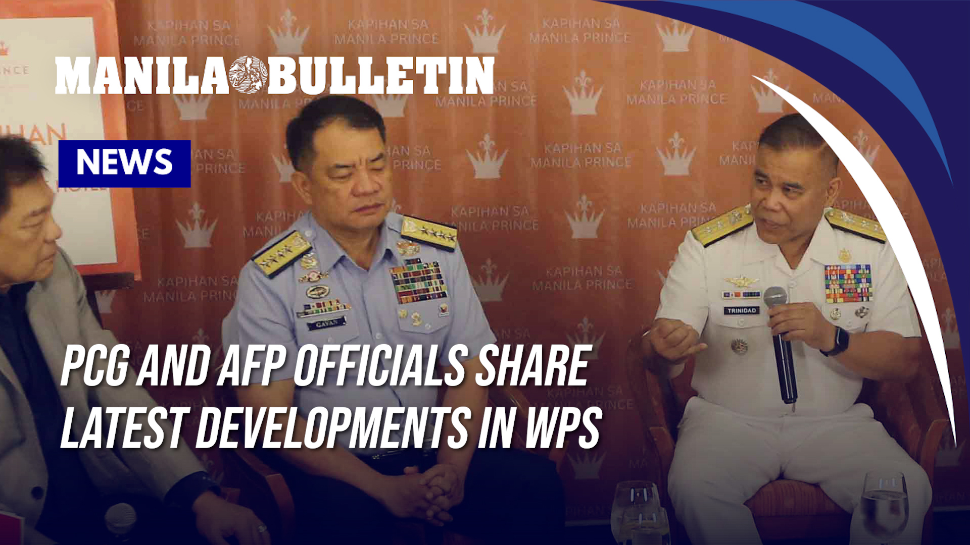 PCG and AFP officials share latest developments in WPS on May 29