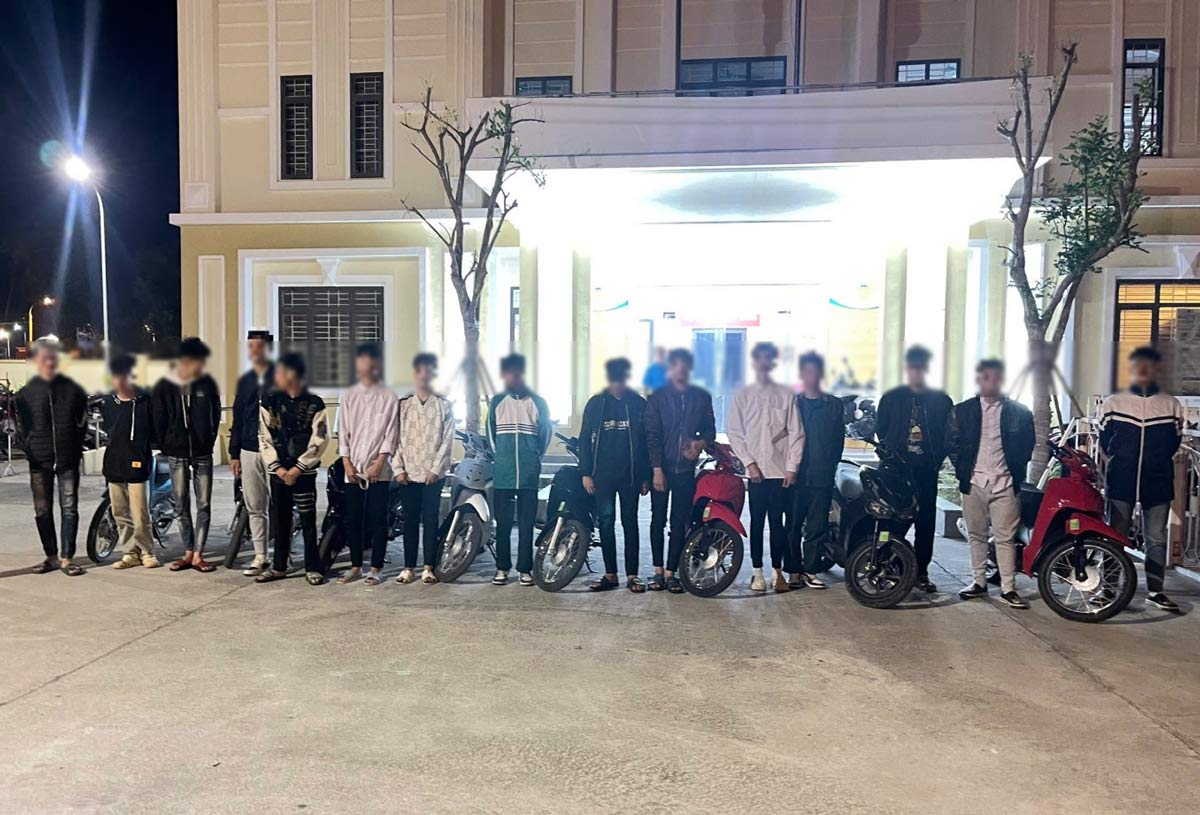 Khởi tố 13 thanh thiếu niên gây rối trật tự công cộng ở Quảng Ninh