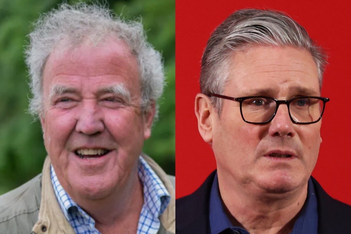 Jeremy Clarkson burns effigy of Keir Starmer after farming tax
