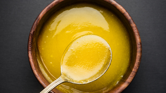 Spoon of ghee (Credits: iStock)