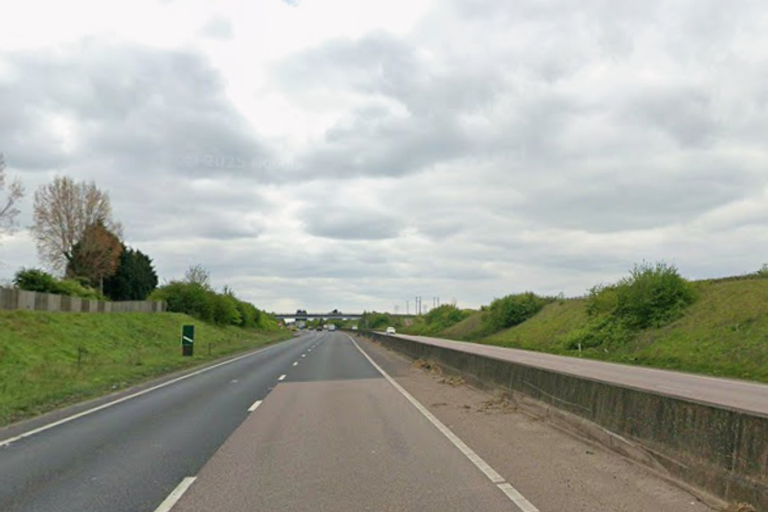 A46 Nottinghamshire southbound carriageway closed after double lorry crash