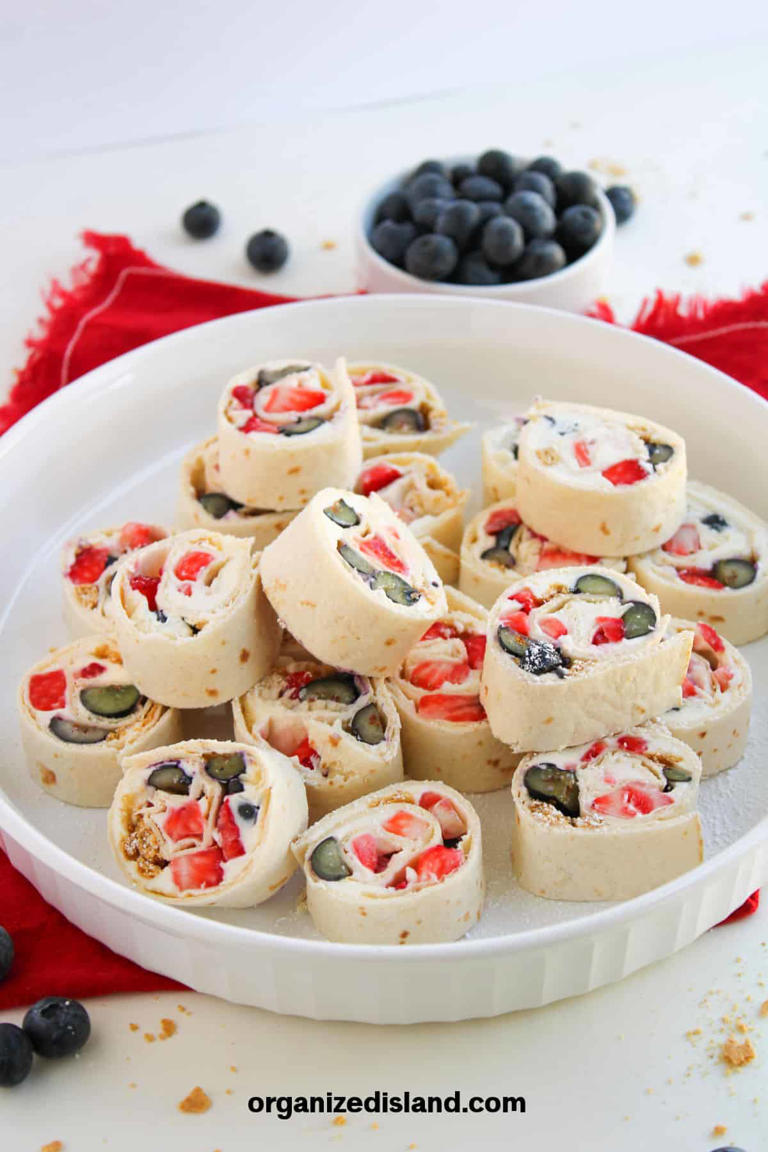 Red, White and Blue pinwheels