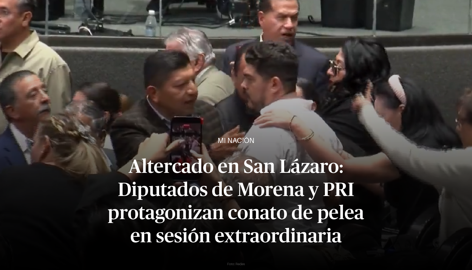 Altercado en San Lázaro: Diputados de Morena y PRI protagonizan conato ...