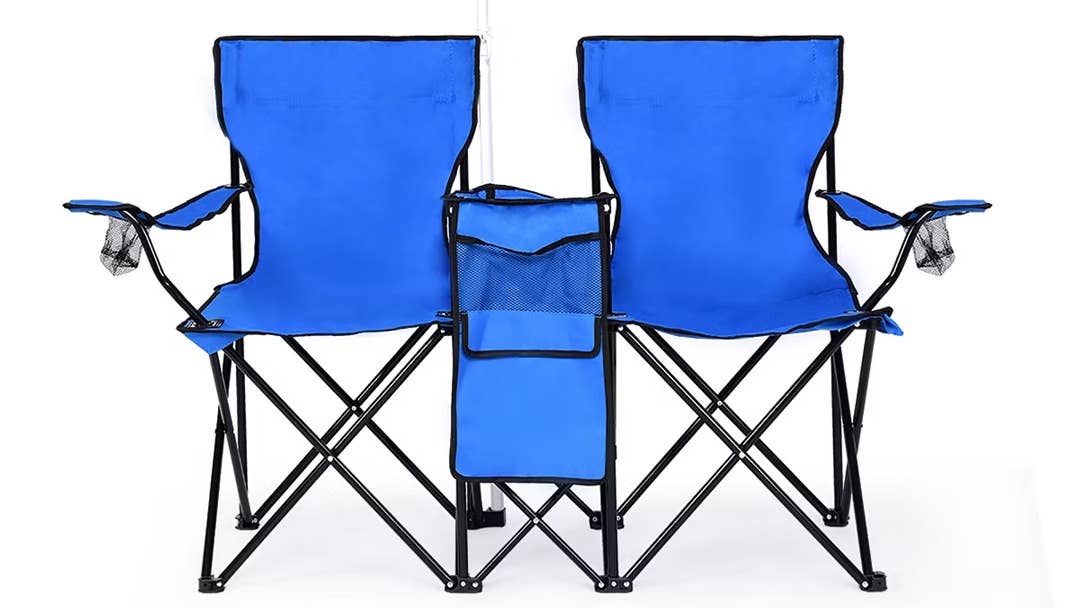 costway-outdoor-folding-double-chair-with-umbrella-and-table
