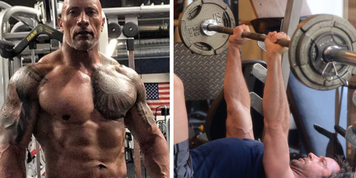 11 of the strongest celebrity bench presses, ranked – and how you compare