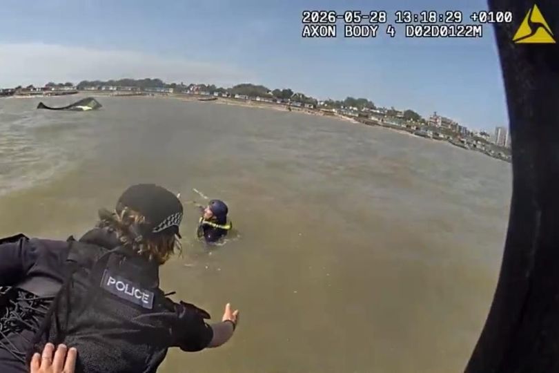 Stranded man rescued by marine unit off Essex coast