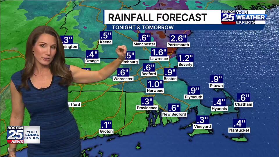 Boston 25 Friday midday weather