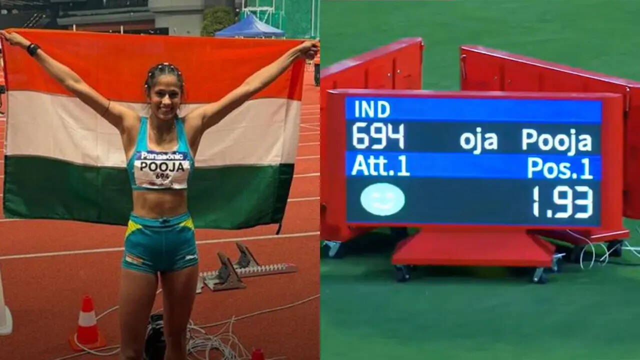Pooja Singh breaks 14-year-old national record, wins historic Asian U20  high jump gold — watch