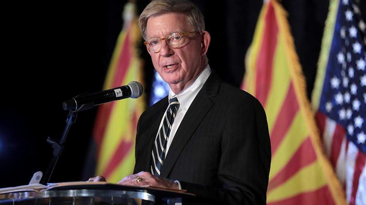 Conservative Washington Post columnist George Will in Scottsdale, Arizona on December 1, 2022 (Gage Skidmore/Flickr)