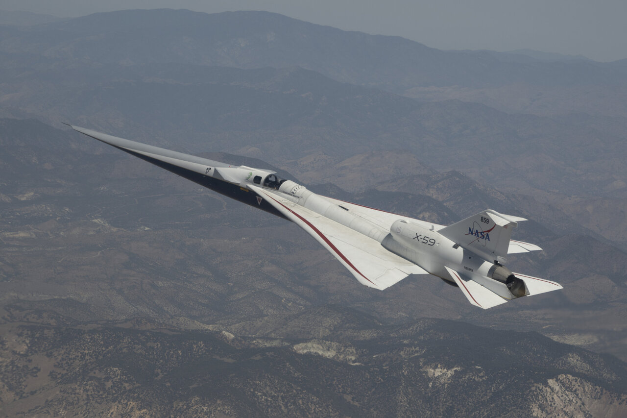 NASA's X-59 prepares for first supersonic flight