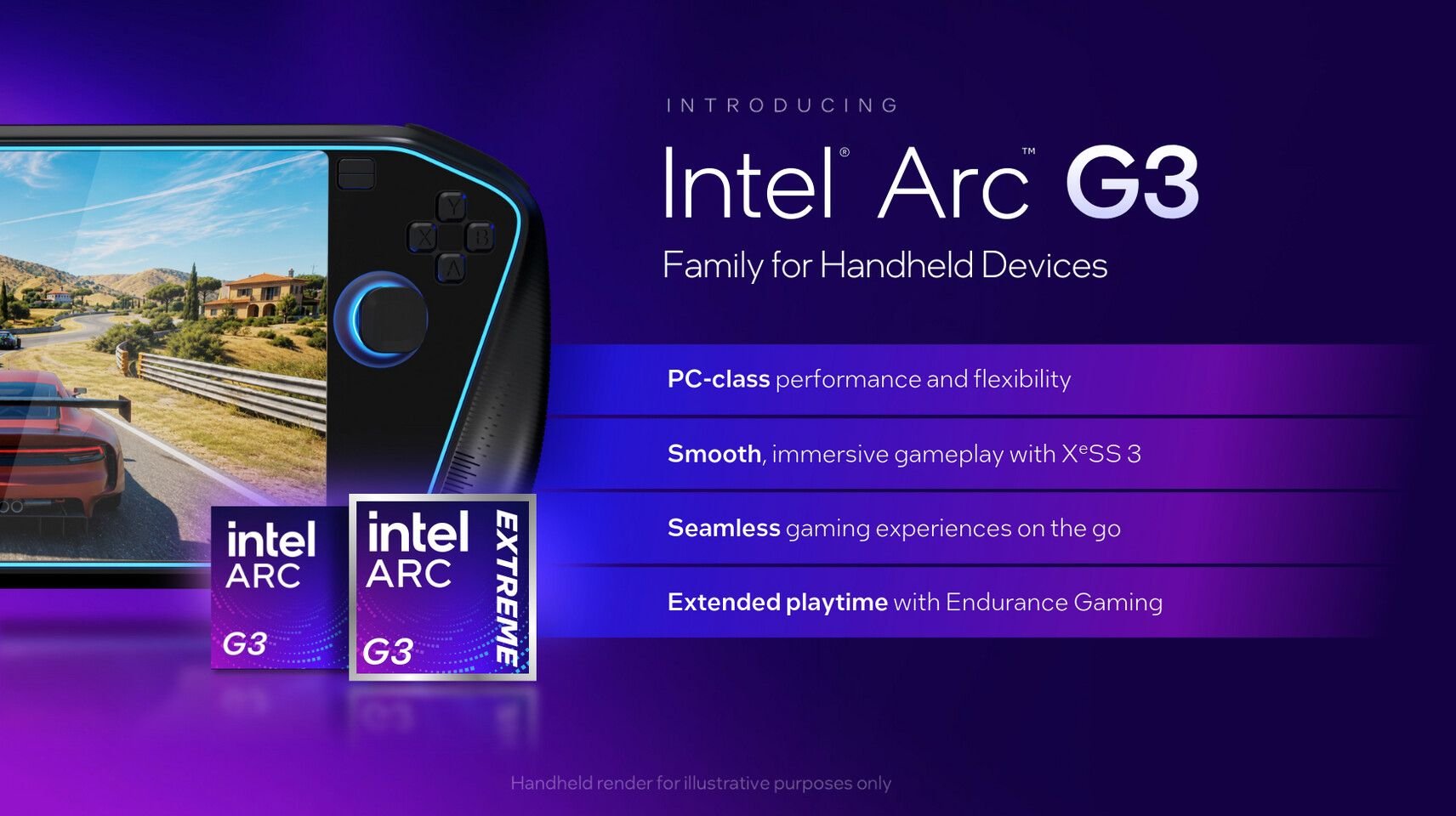 Chips Intel Arc G3 da prometem 'desempenho de PC' em consoles portáteis