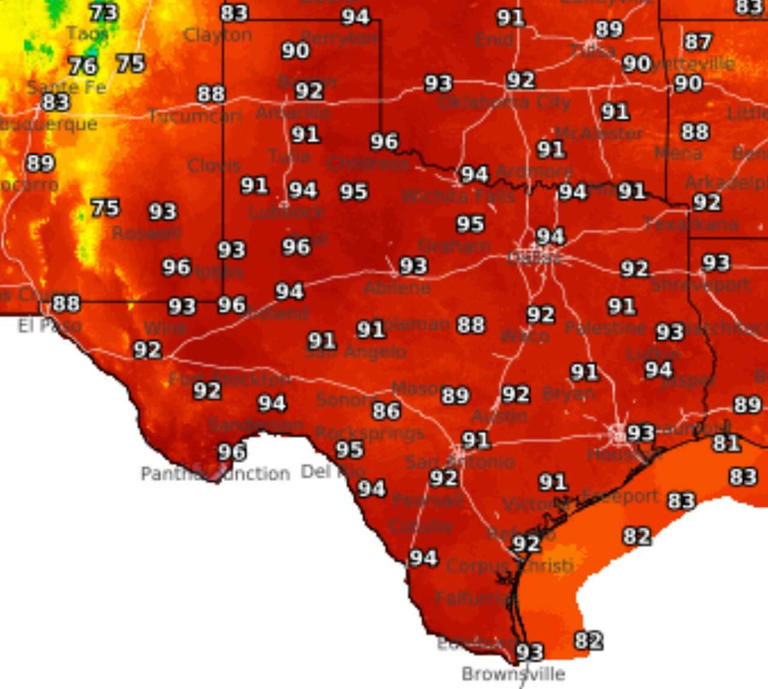 Dry finish to May followed by wet start to June in Laredo forecast