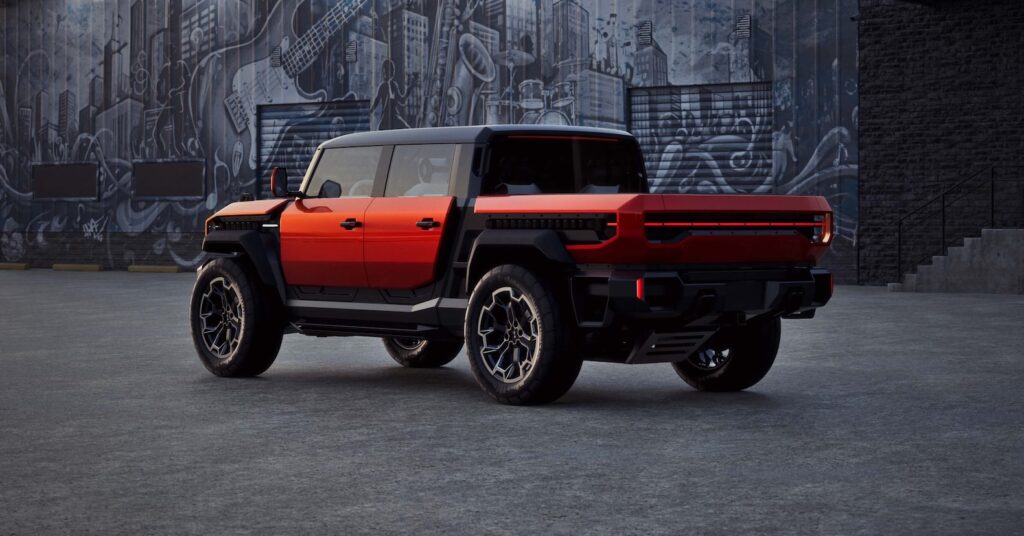 GMC HUMMER X concepts preview a modular electric off-roader