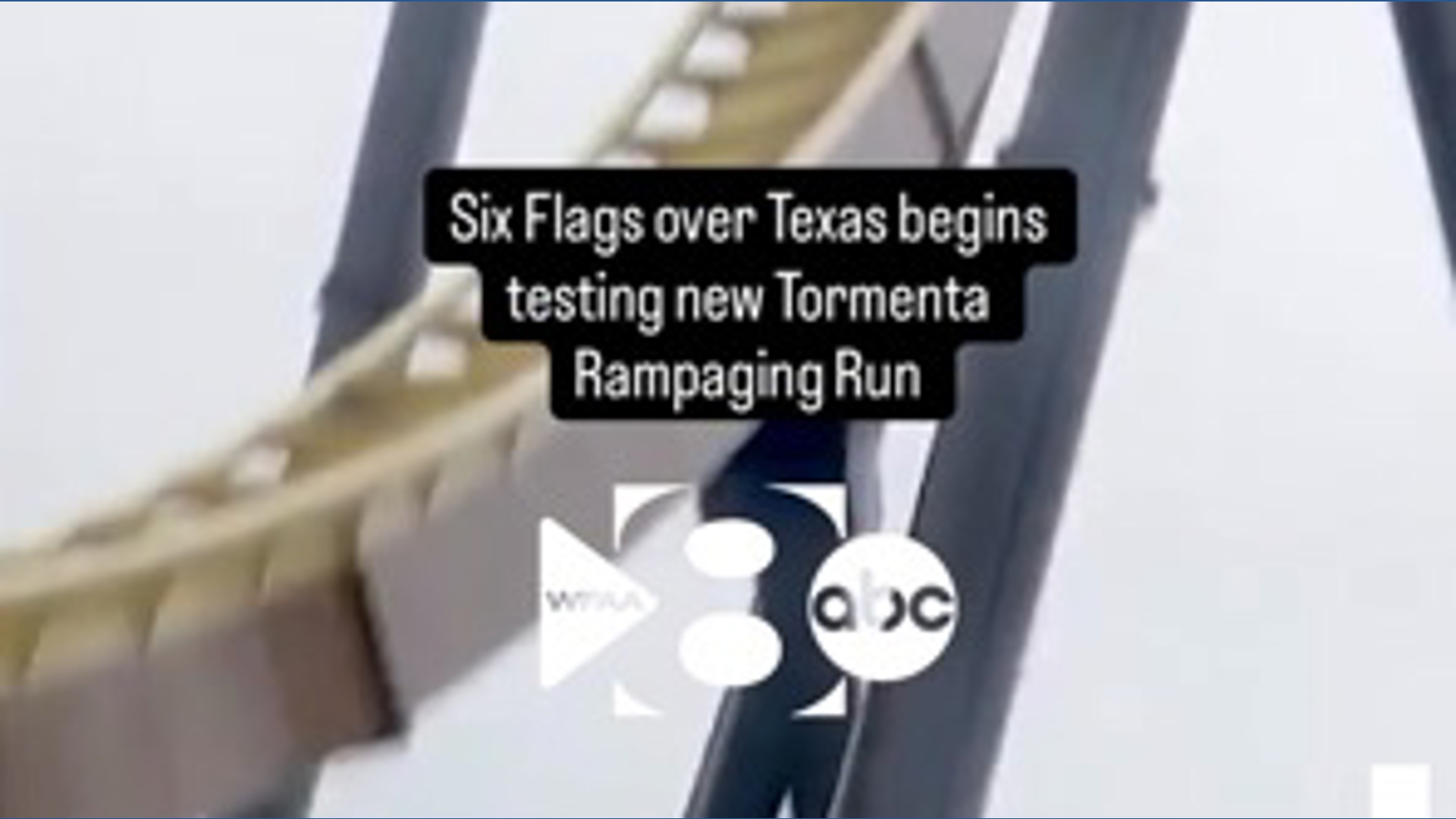 Six Flags over Texas begins testing new Tormenta Rampaging Run