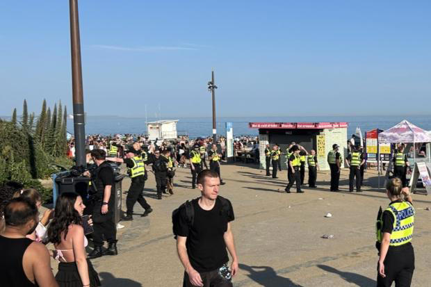 Police authorise 'special stop and search powers' after beach disorder