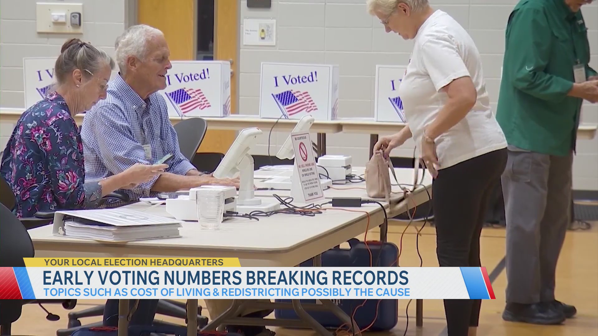 Election officials report record early voting for statewide primaries