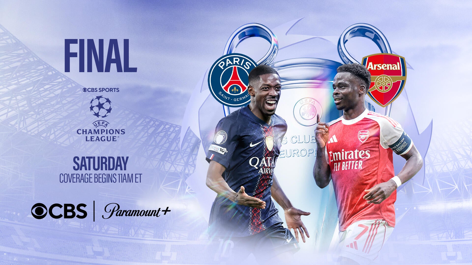 Footy fix: The Champions League final is here as Arsenal face PSG for ...